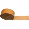 Funnytek 25 mm x 2 mm odinė virvelė, plačios odinės juostelės, plokščios klasikinės vintažinės juostelės, odinės juostelės, virvelė, odinė apdaila, juostelė "pasidaryk pats" apyrankėms, vėriniams, papuošalų amatams (2 m ruda)