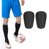 Futbolo blauzdų apsaugos, juodos, 10 x 6 cm, itin mažos blauzdų apsaugos paaugliams ir suaugusiems, apsauginė įranga, mažos blauzdų apsaugos, blauzdų apsaugos futbolui