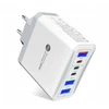 Galingas greitas universalus 55w tinklo įkroviklis pd+qc 3.0 usb x3 + usb-c x3