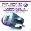 Gamecube hdmi adapteris, skirtas originaliai nintendo gamecube konsolei su gcvideo programine įranga - palaiko 2x linijų dvigubinimą - nuotolinio valdymo pultas įtrauktas - paprastas gamecube hdmi „plug & play“ sprendimas kaico