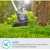 Gardena Comfortcut akumuliatorinis trimeris 23/18v P4a Ready-to-use Set: žolės trimeris su 230 mm pjovimo apskritimu, teleskopine rankena ir pasukama trimerio galvute, įsk. 18v P4a akumuliatorius (14701-20)