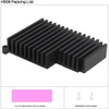 Geekworm aušintuvas, skirtas Raspberry Pi 5, aliuminio pasyvusis heatsink'as (h509)