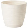 Gėlinė "sahara Petit" su lėkšte, 27 cm, kreminė