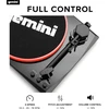 Gemini Tt-900 - raudonas | patefonas su garso sistema - bluetooth - pilna sistema