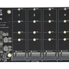 Atminties kortelė Generic Pcie Nvme 4 prievadų M.2 Ssd plėtimosi kortelė