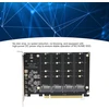 Atminties kortelė Generic Pcie Nvme 4 prievadų M.2 Ssd plėtimosi kortelė