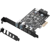 Generic Pcie Usb 3.0 plėtimosi kortelė: 6 prievadai (2x A, 2x C, 1x E, 1x 19pin)