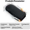 Generisch dėklas insta360 x4 professional, apsauginis dėklas insta360 x4 su kabliuku, kameros dėklas insta360 x4, apsauginis dėklas insta360 x4 veiksmo kameros priedams (juodas), juodas, paprastas