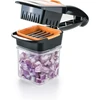 Genius Nicer Dicer Quick, nerūdijantis plienas, plastikas, žalia ir oranžinė, 7 dalys