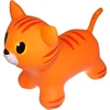 Gerardo's Toys oranžinis šokinėjantis katinas, šokinėjantys gyvūnai nuo 1 ir 2 metų, pripučiami gyvūnai žaislai lauke arba viduje vaikams nuo 12 mėnesių - su oro pompa