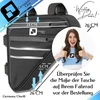 Germany One® dviračio rėmo krepšys, vandeniui atsparus atšvaitinis dviračio rėmo krepšys, 1,6 l trikampis krepšys, trikampis dviračio krepšys, dviračio krepšys dviračio rėmui