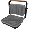 Gertuvė Cecotec Rock'ngrill 1300 Wood B. 1300 W galia, juodas dizainas, rockstone danga, neslystantis pagrindas, plaukiojanti plokštė, šviesos indikatorius, medinė rankena, universalumas