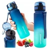 Gertuvė Uzspace Gėrimo buteliukas su valandine motyvacine skale, sportinis bidonas, 500 ml
