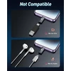 Gianac usb c į lightning adapteris (2 vnt.), lightning usb c adapteris 36 w greitas įkrovimas, skirtas iphone 14 13 12 11 pro max, ipad pro/air 5/mini 6, ipod, netinka otg/audio