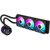 Gigabyte Aorus Waterforce X Ii 360 Aio skysto aušinimo Cpu aušintuvas - 3 x 120 mm Argb ventiliatorius, spalvotas Lcd ekranas, Daisy Chain, suderinamas su Intel Lga 1851 ir Amd Am5