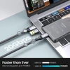 Gigimundo 20 gbps usb c kabelis (0,5 m) thunderbolt 3, palaiko 4k 60hz video pd 100w, usb 3.2 gen2x2 greito įkrovimo kabelis (2-in-1 usb a/c), puikiai tinka mac studio, grafikos planšetei, dronui, ekranui