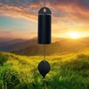 Gilaus tono varpelis "serenity" - metalinis cilindrinis vėjo varpelis, antikvarinio vario spalvos, skirtas terasai, kiemui, verandai, sodo dekoravimui, 28 colių dydžio