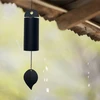 Gilaus tono varpelis "serenity" - metalinis cilindrinis vėjo varpelis, antikvarinio vario spalvos, skirtas terasai, kiemui, verandai, sodo dekoravimui, 28 colių dydžio