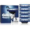 Gillette Mach3 Turbo keičiamos galvutės 5 vnt.
