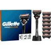 Gillette Proglide vyriškas skustuvo rinkinys, 1 skustuvas su 8 skustuvo galvutėmis, skustuvo laikiklis, dovana vyrams
