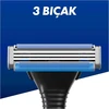 Gillette Sensor3 Skustuvas vyrams + 6 keičiamosios galvutės - juodas