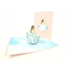 Gladki Žavinga princesė 3d atvirukas vaikų dienos proga jai gimtadienio dovana Pop Up