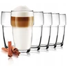 Glasmark aukštos, stiklinamos stiklinės kavai, arbatai, latte, sultims, vandeniui 300 ml | 6 vnt.