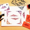 Globeland skaidrūs antspaudai su krumpliaračio fonu, dekoratyviniai silikoniniai antspaudai kortelių gamybai, scrapbooking'ui ir rankdarbiams