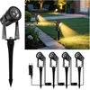 Globelit sodo apšvietimas su maitinimo šaltiniu 14 m, 3 W x 4 Led sodo apšvietimas, 27 V šilta balta 3000 K lauko apšvietimas sodui Ip65 atsparus vandeniui takams, vejai, namams, kiemui
