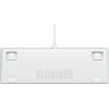 Glorious Gaming Gmmk 2 Full Size (96%) – mechaninė žaidimų klaviatūra, aliuminio rėmas, pritaikoma, doubleshot klavišų dangteliai, Glorious Fox jungikliai, klavišų Rgb apšvietimas, Šiaurės šalių Qwerty išdėstymas - balta