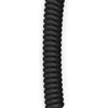 Glorious Gaming Premium spiralinis klaviatūros kabelis - paauksuotas Usb-a (pc) į Usb-c (klaviatūra), apsauga nuo susipainiojimo, dvigubo pynimo apvalkalas, 5 kontaktų aviacinis jungtis - Phantom Juodas