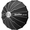 Godox Qr-90t 90 cm parabolinis greito atleidimo softbox tinklelis, gylis 42.7 cm, skirtas Godox Sl60 Sl300ii Vl150 Vl300 Ul150 ir studijos video šviestuvams