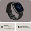 Google Fitbit Versa 4 - išmanusis laikrodis moterims / vyrams - kūno rengybos seklys su integruotu Gps ir telefono funkcija, 6 dienų baterijos veikimo laikas, 40+ treniruočių režimų - kūno rengybos laikrodis, suderinamas su Android / Ios