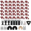 Gop priedai, bosch multitool, christmas juodas, universalūs ir preciziški, 100 panardinamų pjovimo diskų rinkinys, didelio tikslumo universalus osciliuojantis multitool pjovimo įrankis, numatytasis