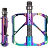 Gorix plokšti dviračio pedalai oil slick, platūs, cnc lengvi su neslystančiais kaiščiais, skirti plento, kalnų mtb dviračiams (gx-fx61)