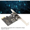 Goshyda Pci E Pci Express 4x į Usb 3.1 Gen 2 2 prievadų Type C išplėtimo plokštė 10gbps Asmedia lustų rinkinys, skirtas Windows 7/8/8.1/10/linux