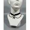 Gotikinis vėrinys chokeris goth su mėnuliu alternative