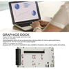 Grafikos plokštė Docking Station Th3p4g3 išorinės grafikos plokštės adapterio laikiklis, nepriklausoma grafikos plokštė su atx sfx flex maitinimo šaltiniu nešiojamam kompiuteriui