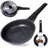 Granitinė keptuvė skrudinimui troškinimui Orion Grande 18 cm dujinė indukcinė