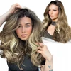 Graži Hd Lace Front perukas, atrodantis kaip, sintetiniai plaukai Ombre Premium