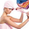 Greitai džiūstantis mikropluošto rankšluostis plaukams, turbanas galvai, magic towel