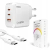 Greitas universalus Usb C įkroviklis 3x Usb 67w 65w Type C + Usb C kabelis 100w