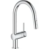Grohe Minta virtuvės maišytuvas su ištraukiama dušele, chromas
