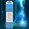 Gryno volframo elektrodo strypas profesionalus žalias antgalis tig strypas ac suvirinimo aparatui wp, 10 vienetų (2,4 mm x 150 mm), volframo elektrodas