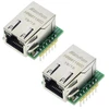 Hailege 2 vnt. W5500 Ethernet tinklo modulis Spi į Lan Tcp Ip Stm32 sąsaja 3.3v 5v, skirta Arduino Wiz820io Rc5