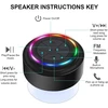 Kompiuterio kolonėlės Haissky nešiojama bluetooth kolonėlė, nešiojama vandeniui atspari belaidė kolonėlė su siurbtuku, laisvų rankų sistema, įmontuotas mikrofonas