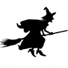 Halloween ragana popierius 5 vnt spalvos