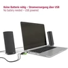 Kompiuterio kolonėlės Hama E 80 Active Pc Garsiakalbiai, Juodi