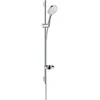 Hansgrohe Raindance Select S 120 dušo komplektas 0,90 m, 3 purškimo režimai, balta/chromas