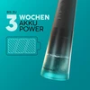 Dantų šepetėlis Happybrush belaidis burnos irigatoriaus rinkinys elektrinis dantų valiklis su 3 savaičių baterija 360° besisukantys antgaliai efektyvus tarpdančių valymas, vandens siūlas juodas/mėtų